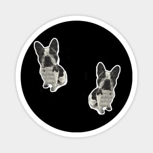 French Bulldog Pattern Magnet